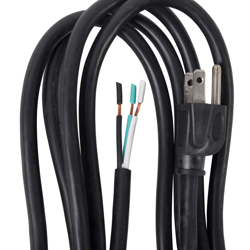 Inc PS615143 3-Wire Appliance and Power Tool Cord, 6 ft, 14 AWG, 15A/125V AC, 1875w , Black 6 ft, 14 AWG, 15A/125V AC, 1875W,