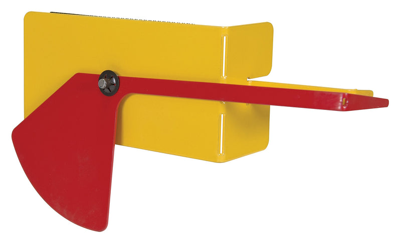Vestil FRK-LVL Steel Fork Truck Level 9-1/4 in. x 2-5/8 in. x 5-1/16 in. Yellow/Red