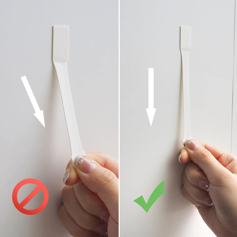 Large Universal Frame Hanger, 8 Picture Hangers, 12 Large Removable Adhesive Strips, Jellysub Damage Free Picture Hanging Hooks Heavy Duty, No Nails Picture Hooks Universal Hanger L-8+12