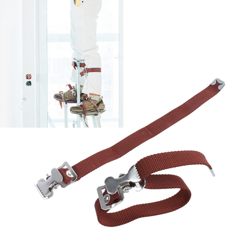 Luqeeg 2 Pcs Drywall Stilts Straps, Leg Band Straps with Adjustable Size, Replacement Part for Stilts, Adjustable Drywall Foot Band Straps Kit for Street Performance, High Wall Painting
