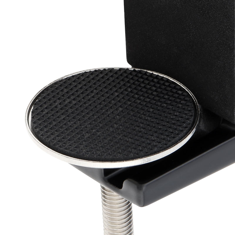 RTNLIT Desk Lamp Clamp, 1/2 inches 4 Hole Metal Table Mounting Clamp, Universal C Clamp for Magnifying Light/Microphone/Boom Scissor Arm, Fits up to 2-1/2 inches Desktop Thickness(Black)