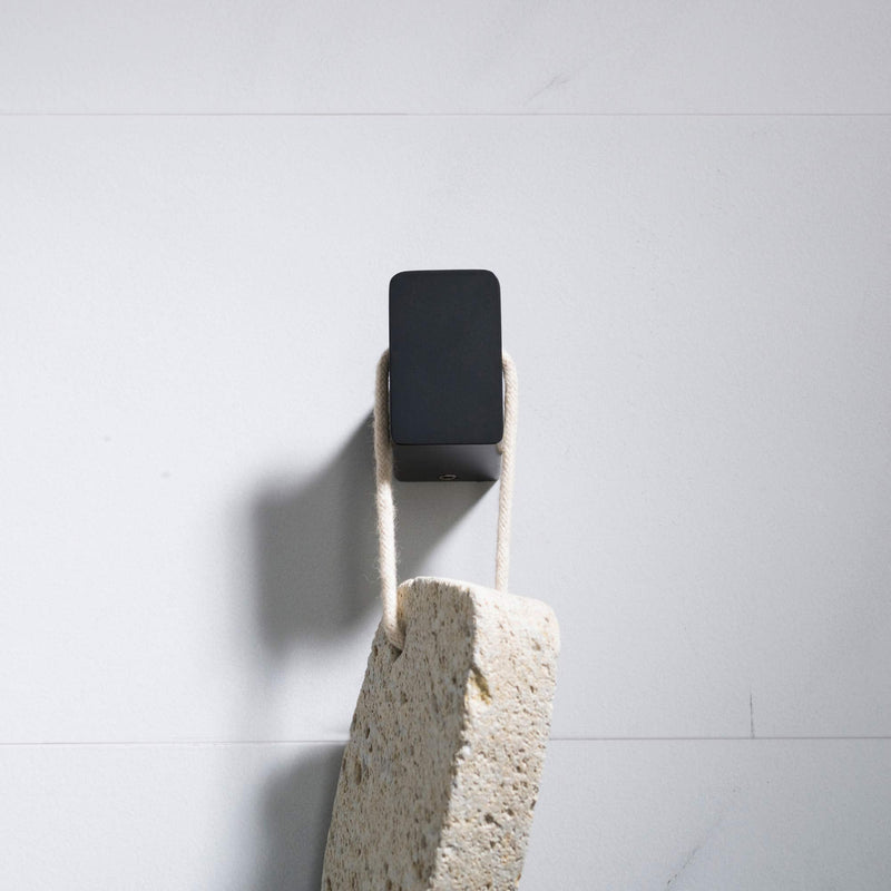 Kraus Stelios Bathroom Robe and Towel Hook, Matte Black Finish, KEA-19901MB