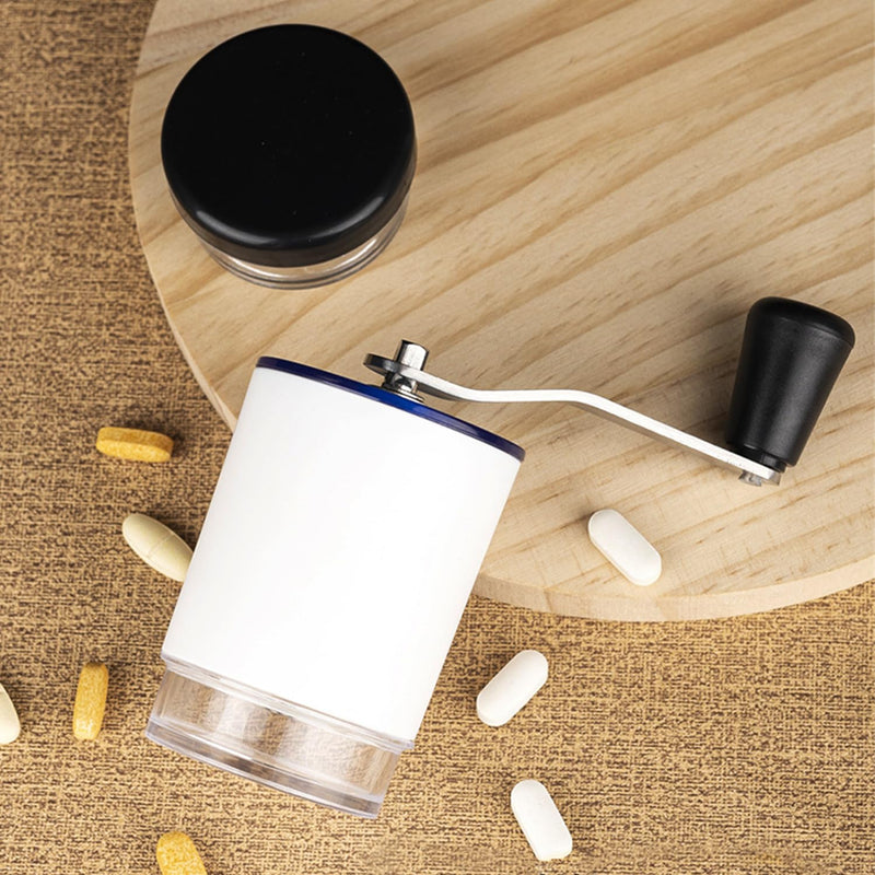 Pill Crusher, Pill Crusher fine Powder, Pill Crusher for Pets, Pill Grinder for Feeding Tube, Kids, Pets and Arthritis（ with 2 Pill Box）