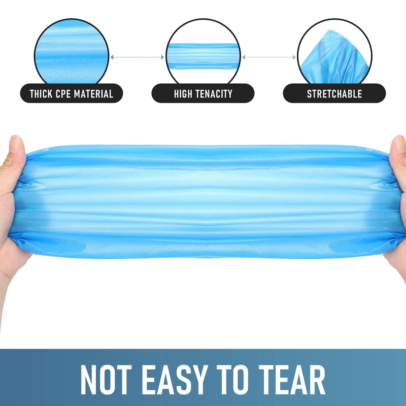 Shoe Covers Disposable Non Slip - Pack of 100 (50 Pairs), Premium Waterproof and Recyclable Shoe Booties Covers for Indoors, Fits Up To 11 US Men and 13 US Women Size Pack. of 100.