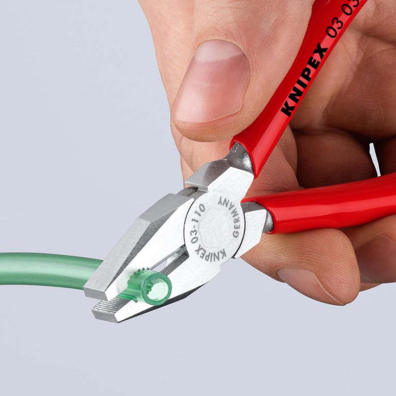 KNIPEX Tools 03 03 110 Mini Combination Pliers, 4-1/4"