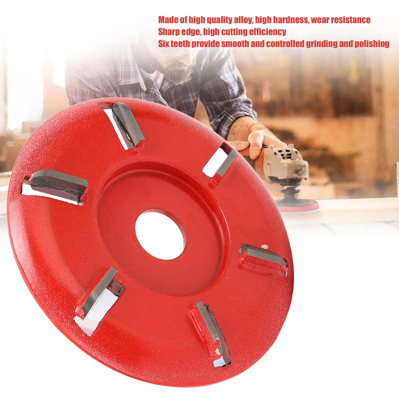 Upgraded 6 Teeth Wood turb0 Carving Disc Set , Wood Carving Disc 6 Teeth Grinder Wheel Disc Angle Grinder Chainsaw Wheel Woodworking Disc Wood Shaping Wheel Chain Saw Disc Circular Saw Blade