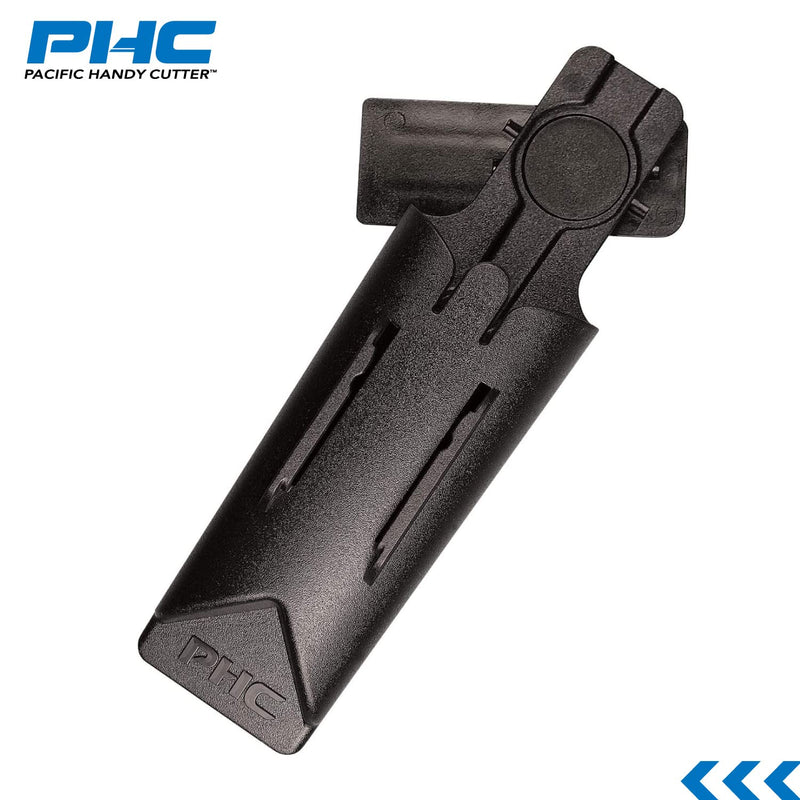 Pacific Handy Cutter UKH423 Plastic Swivel Holster for S5, S4 and S4S, Clips on Belts, Pants and Pockets, Safety Holster for Box Cutters and Utility Knives, Black (New A41005-7)