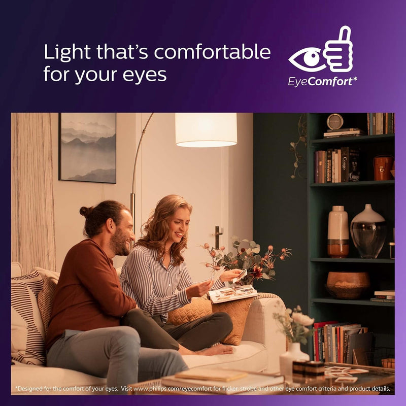 PHILIPS LED 40W A15 8-Pack Ultra Definition Soft White (2700K) 450 Lumen (5W = 40W) Dimmable Frosted Flicker-Free Light Bulbs