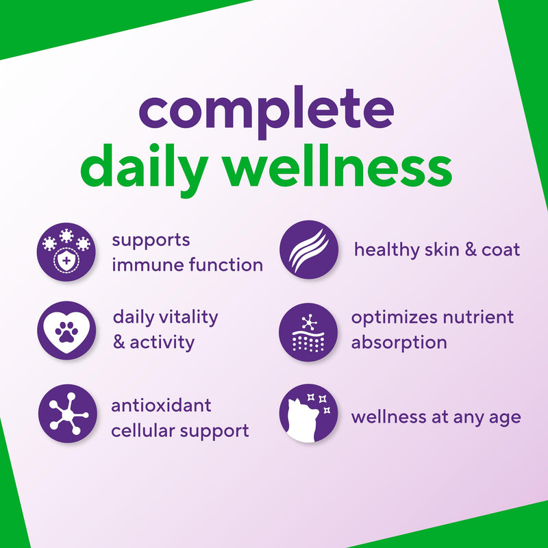 VitaFusion for Dogs Superfood Multivitamin – Daily Immune, Skin & Bone Support with Vitamins A, D & E + Antioxidant Superfoods – Vet Formulated Wellness for Puppies to Senior Dogs, 120 Chews.
