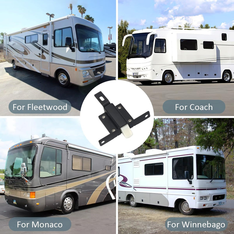 4pcs RV Baggage Door Latch Compartment Trigger Latch Recess Mount fit for Fleetwood, Monaco and Winnebago Style RV Motorhome 3 Inch Between Holes