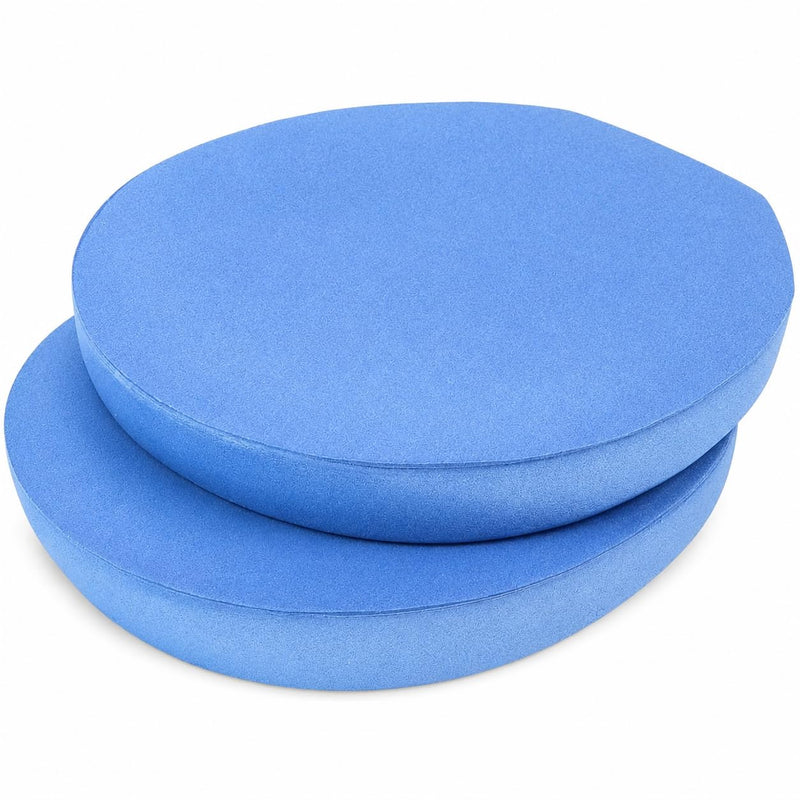 Horse Hoof Boot Insert Pads, 1 Pair Closed-Cell EVA Comfort Replacement Pads with 2-Degree Wedge, Cushioning Hoof Boot Inserts Compatible with Cloud Hoof Boots, Size 3, Blue