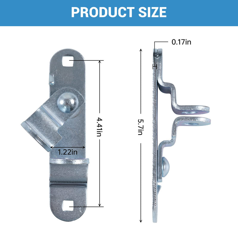 Cargo Trailer Door hasp Bar Lock Handle Keeper Padlock Race Enclosed car Hauler Cargo trailer door buckle