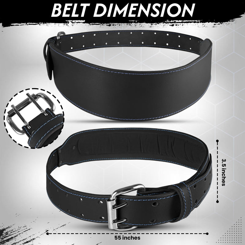 ABRIX Leather Tool Belt for Men – Heavy Duty 28 Pocket Tool Belts with Padded Foam, Adjustable (Fits 30" to 50"), Maroon (Chocolate, Extra Large) (Black, Extra Large) (Black) Black