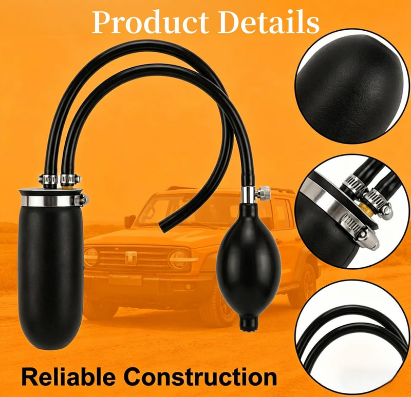Universal Easy Intake Adapter for Smoke Machine Automotive,Functions as Bladder, Inflatable Plug, and Smoke Diffuser for Water Leak Testin