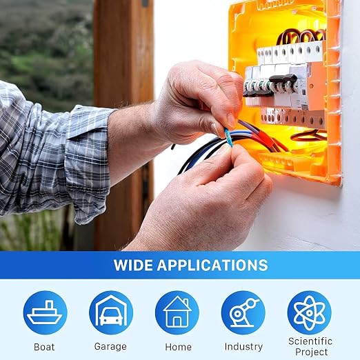 Wirefy Heat Shrink Wire Connectors Kit - a Resistant Electrical Connectors - Automotive Butt Connectors - Insulated Ring, Spade, Fork, Hook Crimp Terminals - 22-10 Gauge - 270 PCS 270 pieces kit - NewNest Australia