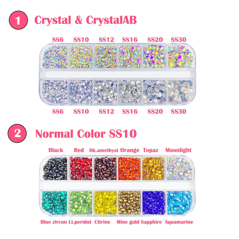Hotfix Rhinestones Bedazzling Kit,Iron-on Hot Fix Applicator Setter Tool with Rhinestones,Hot Fixed Wand for Clothes Clothing Fabric Crafts,Crystal set 4
