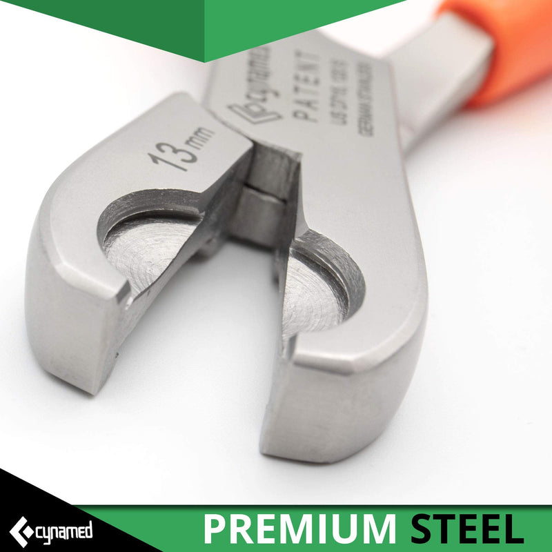 Cynamed Twin Action Decapper Pliers - Perfect for Decapping 13mm and 20mm Crimped Vials and Bottles D-13/20C