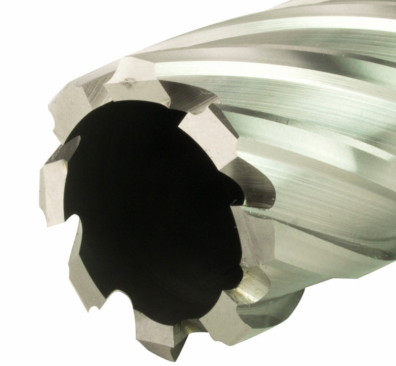 Steel Dragon Tools 1-3/16" x 2" High Speed Steel Annular Cutter with 3/4" Weldon Shank