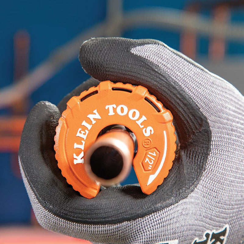 Klein Tools 50048 C-Style Copper Tubing Pipe Cutter Tool Set with 1/2, 3/4, and 1-Inch Cutters, MODbox Case, Ultra-Compact for Tight Spaces, 3-Piece