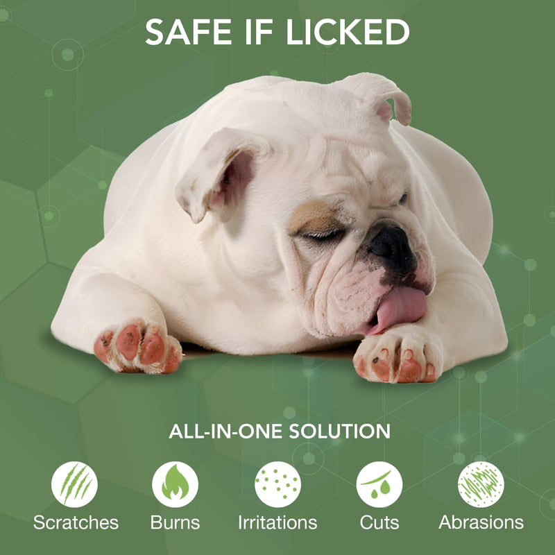 NOVEHA Dog Wound Therapy Spray - Itch Relief & Skin Repair for Dogs - Clean Wounds with Soothing Hypochlorous Acid for Allergies and Other Dog Skin Problems - Immediate Itching Relief - 8 oz Bottle - PawsPlanet Australia