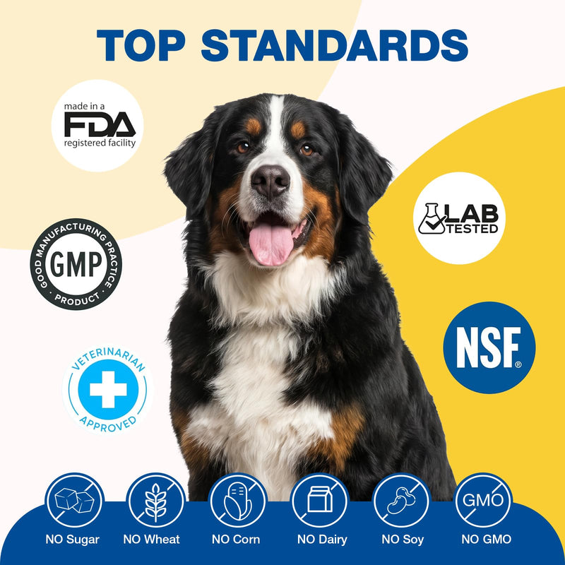 Natural Flea and Tick Prevention for Dogs Chewables, 180 Soft Chews Dog Flea and Tick Treatment, Oral Flea Chews for Dogs, Skin & Coat Support Supplement 180 chews