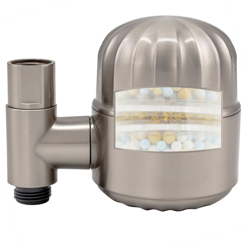 Westbrass SAF-07 In-Line Shower Head Filter Attachment For Shower Arm, Satin Nickel 1 Pack