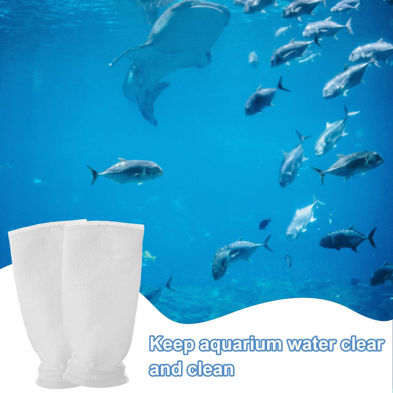 16 Pack 4" x 9" Filter Socks 4 Inch Ring by 9 Inch Long 200 Micron Filter Bag, Felt Filter Sock for Aquarium, Industry, Chemical, Water Liquid Filter Bags