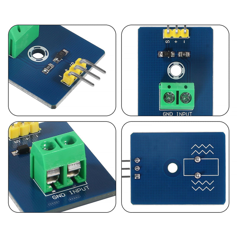 8pcs Piezoelectric Sensor Analog Ceramic Vibration Sensor Module 3.3V/5V Piezoelectricity for Arduino DIY KIT