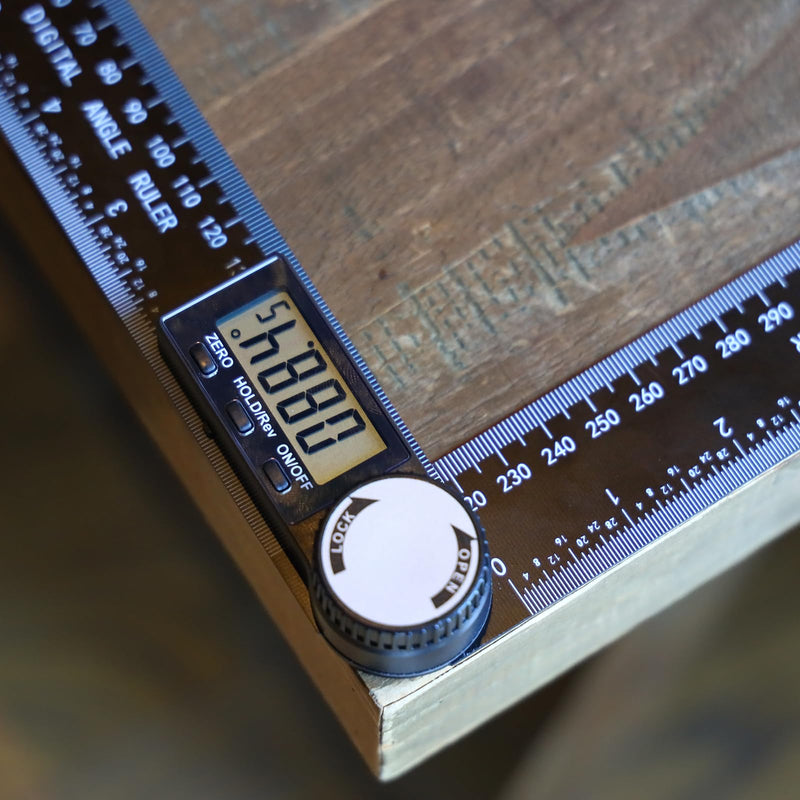 Digital Angle Finder Protractor, 7inch 200mm Angle Gauge Professional Measuring Tool, Third Generation Adjustable Angle Ruler, Quick Display for Carpentry Construction and Home Improvement - NewNest Australia