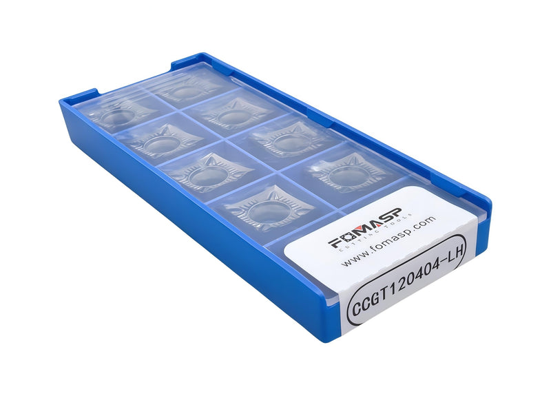 Carbide Inserts for Aluminum CCGT431/ CCGT120404 for Turning Cutting Tools10 PCS. CCGT120404-LH