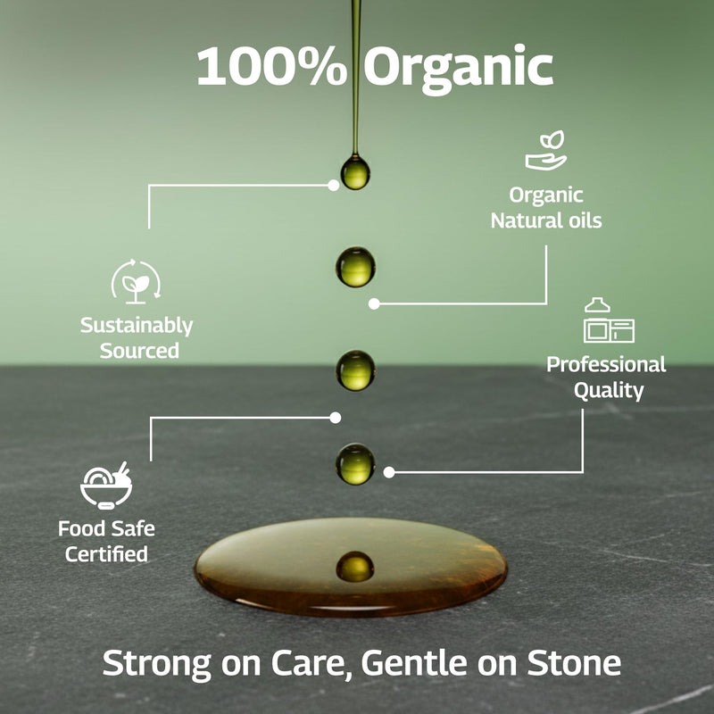 The Original Soapstone Oil | All Natural Food-Safe Blend (NO Mineral Oil) for Soapstone Countertops – Enhances & Darkens Stone, Low-Maintenance Easy to Apply (8oz) 8 Fl Oz (Pack of 1)