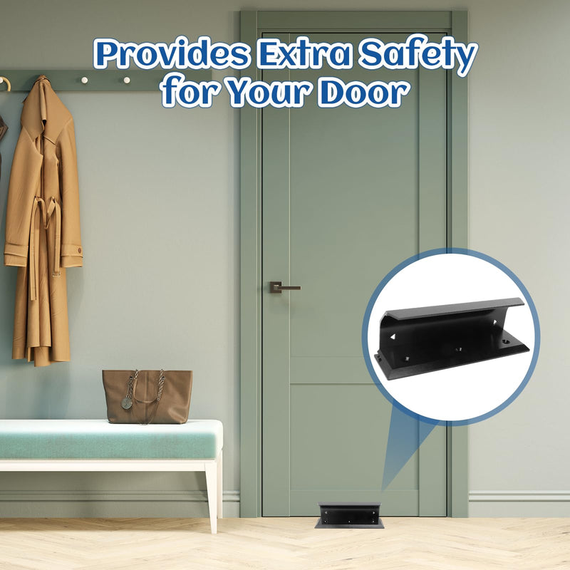 Door Barricade Security Lock Door Brace Aluminium Alloy Home Safety Protection for RV Yacht Home Standard Doors