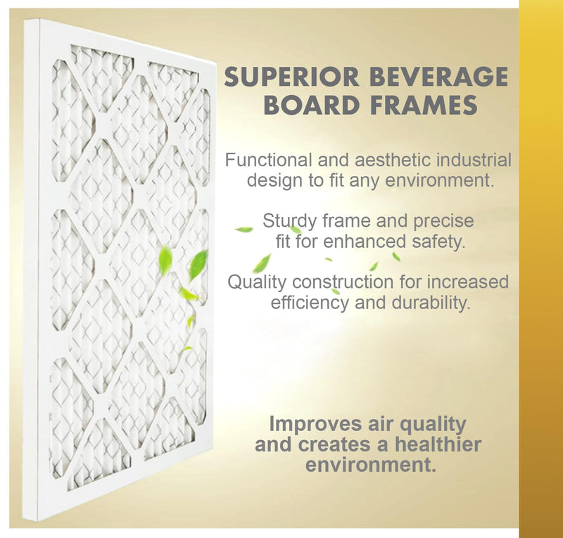 Proairtek AF22221M13SWH Model Standard 22x22x1 Pack of 2 Air Filters, MERV 13; Ideal for Anyone Wanting Crisp Air in Their Home
