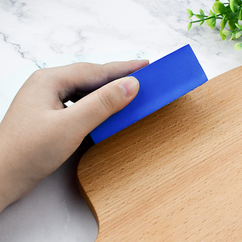 1 Pcs Diamond Hand Pad Sanding Block Sharp Glass Grinding Polishing Pad Sanding Block Foam Backing Hand-Held Sanding Block for Sanding Polishing Marble Tile Ceramics (200#) 200#