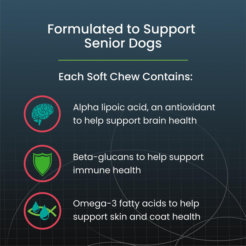 Nutramax Dasuquin Joint Health Supplement for Large Senior Dogs – for Immune Support, Skin & Coat Health, and Brain Health, 84 Soft Chews Large Dog - PawsPlanet Australia