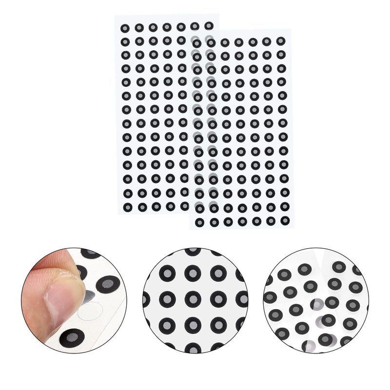 uxcell 200Pcs 3D Scanner Markers 3mm for 3D Scanner, 3D Tracking Dots Reference Point Markers, 3D Target, Diffuse Reflection Markers for 3D Scanner and Optical Tracking