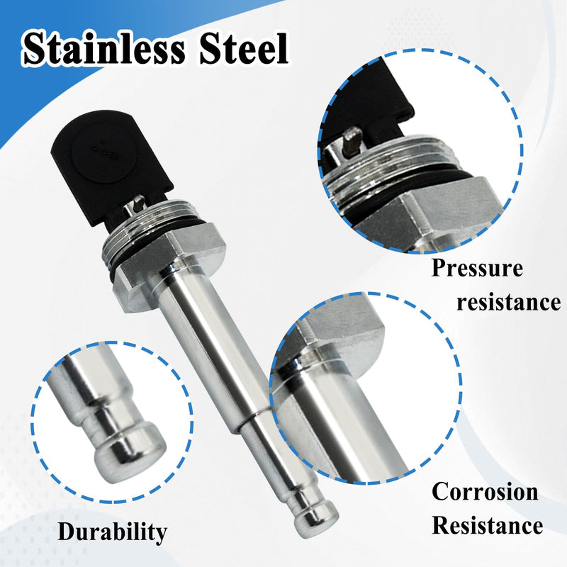 RP5649 Stainless Steel Push Button Diverter, Compatible with Tub and Shower Faucets, Replacement Bathtub Valves Assembly - NewNest Australia