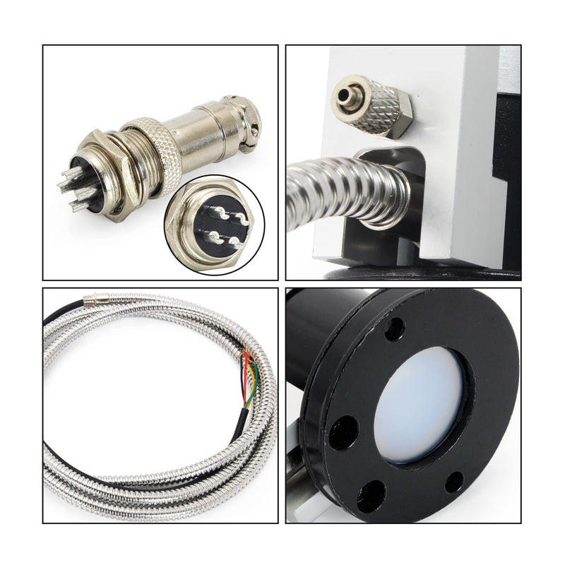 RATTMMOTOR Normally Open Mach3 CNC Automatic Tool Sensor Gauge Changer CNC Z Axis Probe Tool Touch Sensor Setter Setting 4 Wires for CNC Router Engraver Machine