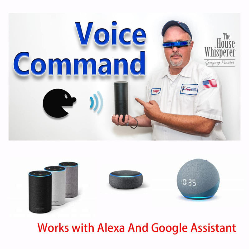 Universal Smart WiFi Ceiling Fan Remote Control Kit, Compatible with Alexa, Google Assistant and Smart Life App, No Hub Required DIMMER Small Size Kit WIFI(Dimmer)