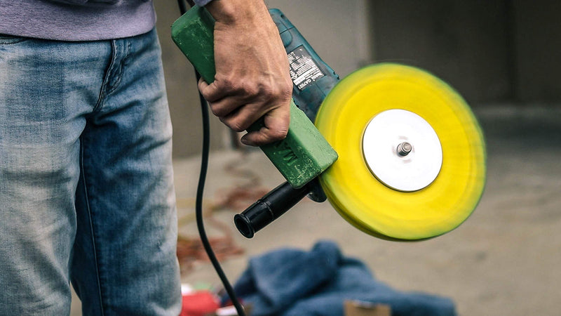 Renegade Products Buffing Wheel 10" Dia X 5/8 Arbor 16 Ply Yellow Treat for Polishing Aluminum and Stainless