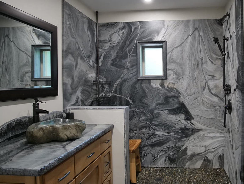 Epoxy Thickener – Thickening Agent for Vertical, Sloped, or 3D Epoxy Projects! Polyfiber Mixes Fast and Easy with Epoxy Resin Kits! (Stone Coat Countertops)