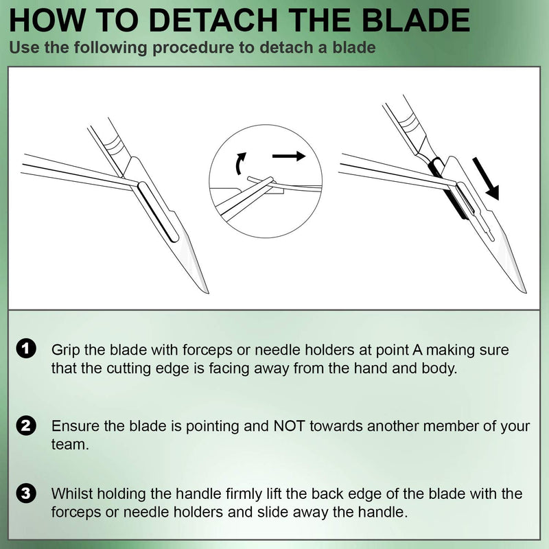 15 Pack Scalpel Blades #11 and Scalpel Handle #3 Stainless Steel, Size 11 Scalpel Blades with Scalpel Handle, High Carbon Steel Dermablade 11 Blades and Handle