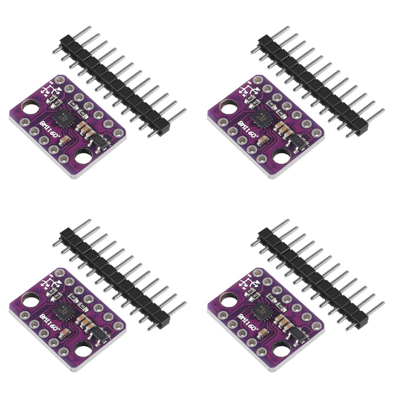 4PCS GY-BMI160 Module GY-BMI160 6DOF 6-axis Sensor Module Gravity Sensor Accelerometer Gyroscope Acceleration Gravity Sensor IIC I2C SPI 3-5V
