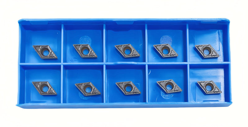 DCMT21.51/DCMT070204-MD CNC Carbide Turning Inserts for Semi-Finishing Steel Cutting,10 PCS. DCMT070204-MD