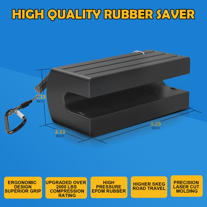 2025 New Upgrated Boat Transom Saver, Outboard Motor Support, Single Ram Wedge, Boat Accessories,Equipped with a Slip Rope and Reducing Potential Damage Caused by Road Vibrations and Bumps