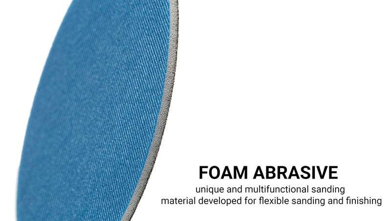 Glass Polish 3 inch (75mm) 500 Grit Pack of 20 Sanding Discs for Rotary Polisher - Foam Backed Silicon Carbide Abrasive P500 - GP14302