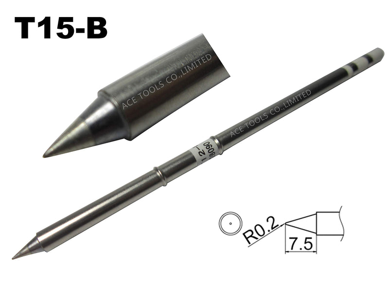 T15 Soldering Tips for FX-951 FX-950 FX-952 FX-9501 FM-2028 FM2027 Solder Iron Tip (10 PCS) T15-I B J02 K BC1 BC2 BC3 C4 D12 D24