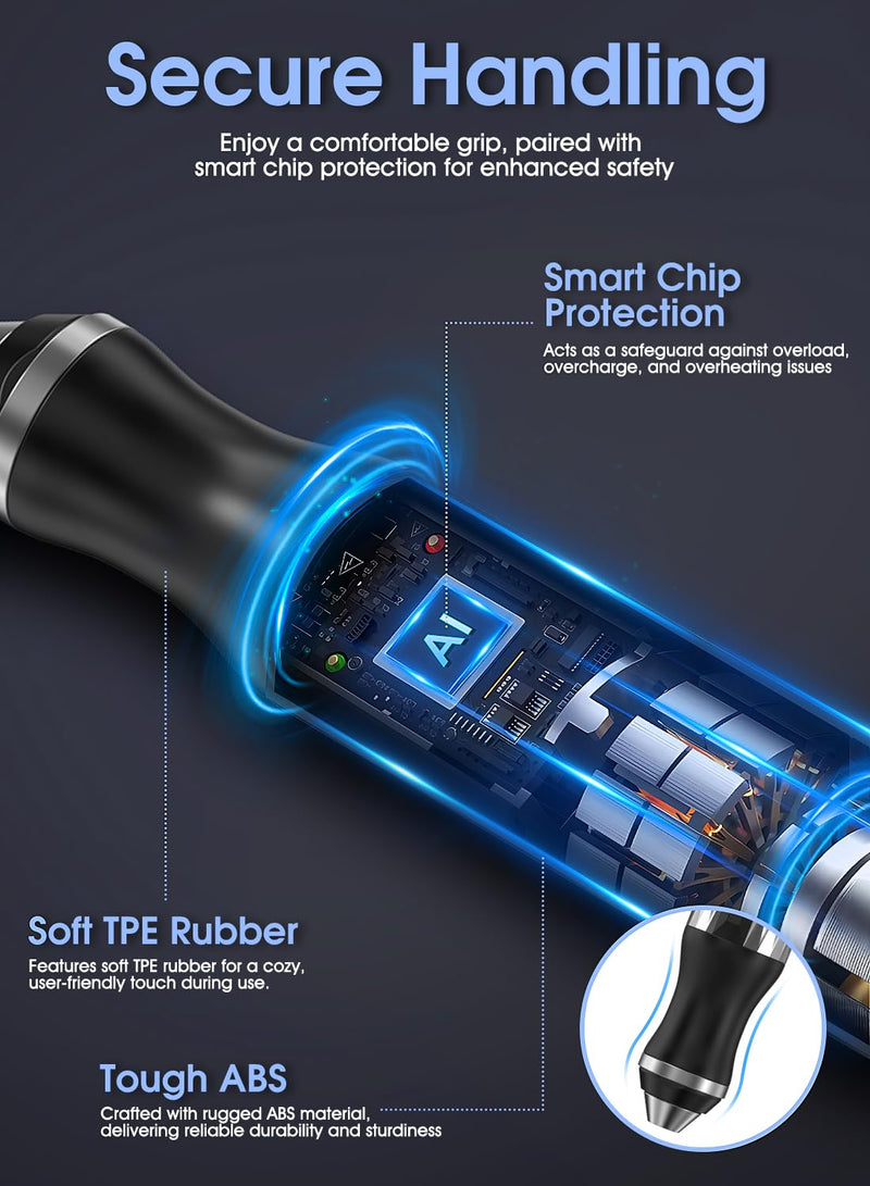 Upgraded Electric Engraving Pen with 37 Bits & 3-Speed Adjust,USB Rechargeable,Rotary Tool for 50+ Surfaces - Professional & Beginner Friendly, Portable for DIY Crafts,Personalization & Gifts Silver
