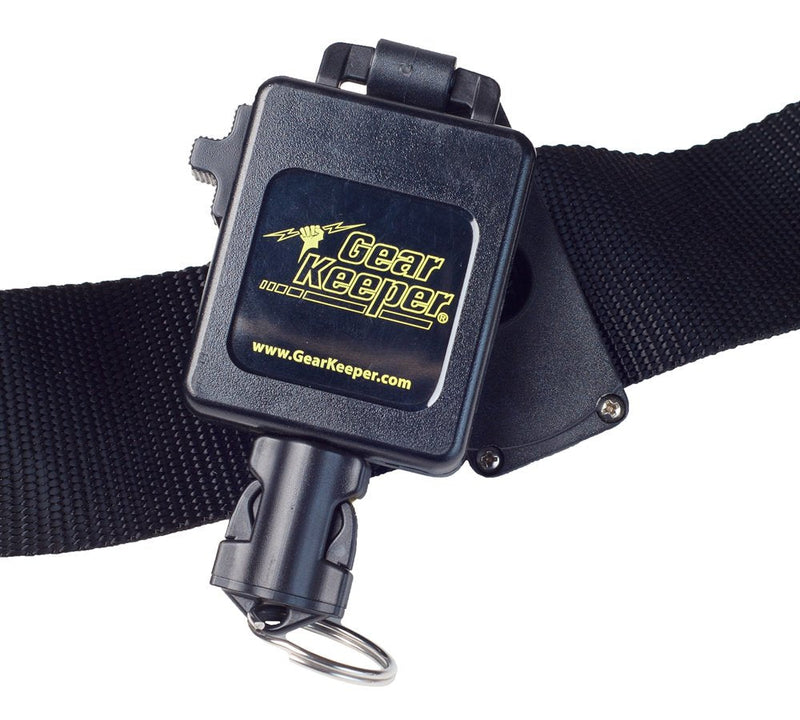 Gear Keeper RT3-7624 Retractable Instrument Tether with Clamp On Multi-Mount Belt Clip | Retractable Tool Tether | Gear Hoist for Belt | 80 Pounds Breaking Strength | 24 Ounce Force | 32" Extension 24OZ