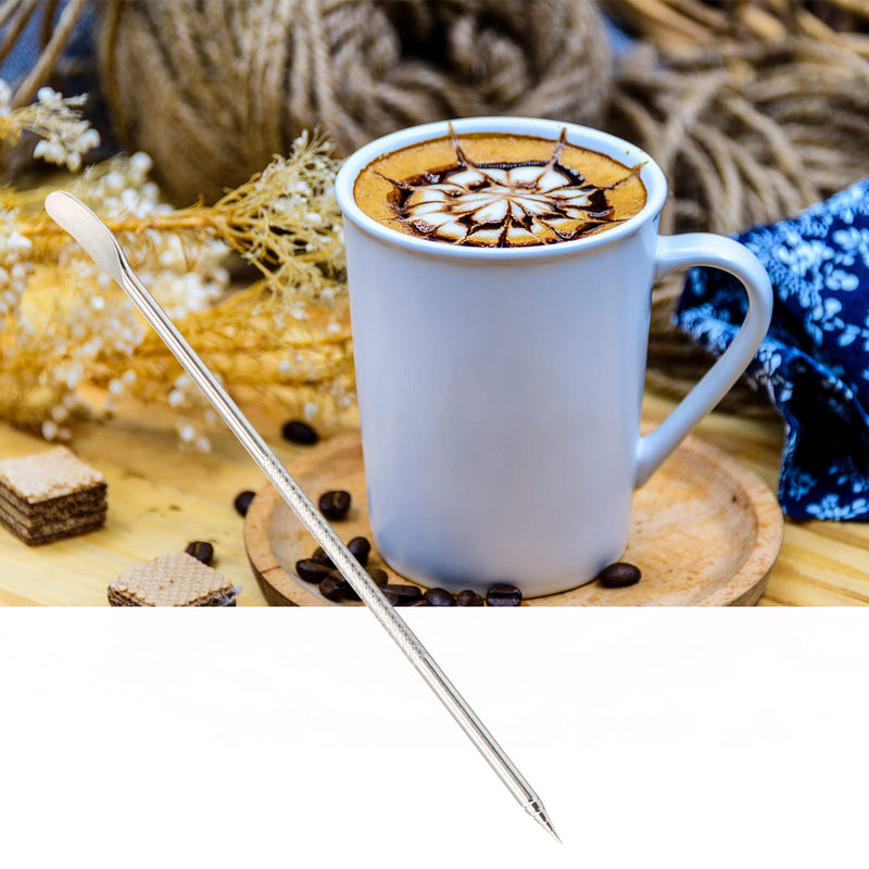 Coffee Machine Cleaning Brush, Nylon Espresso Machine Brush Coffee Cleaning Tool Set with Spoon for Espresso Machine Group Head, Pack of 3